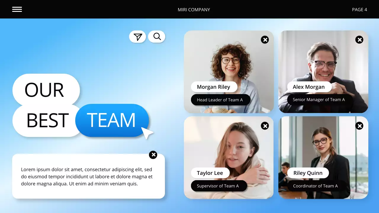 Blue and White Digital Marketing Presentation