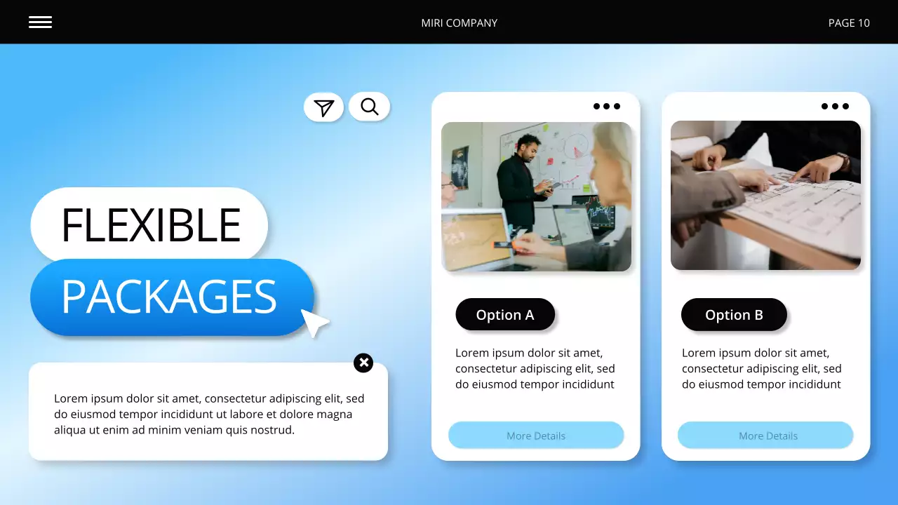 Blue and White Digital Marketing Presentation