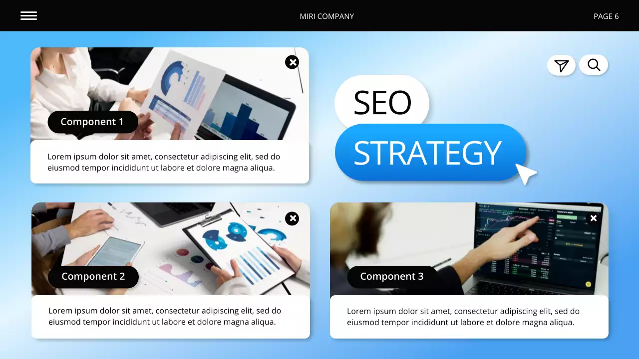 Blue and White Digital Marketing Presentation