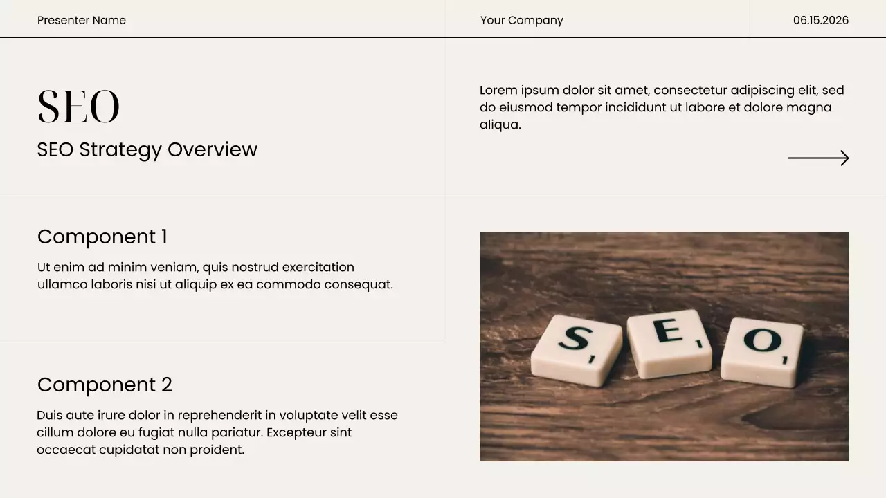 Beige Digital Marketing For Success Business Plan Presentation