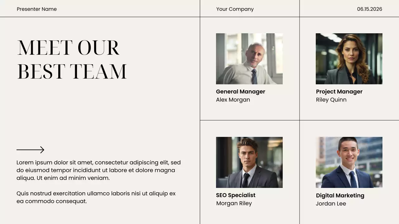 Beige Digital Marketing For Success Business Plan Presentation