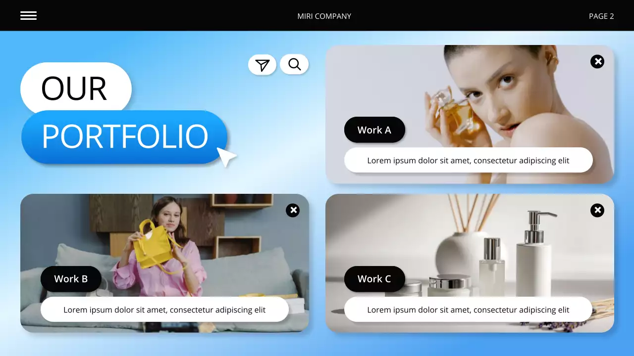 Blue and White Digital Marketing Presentation