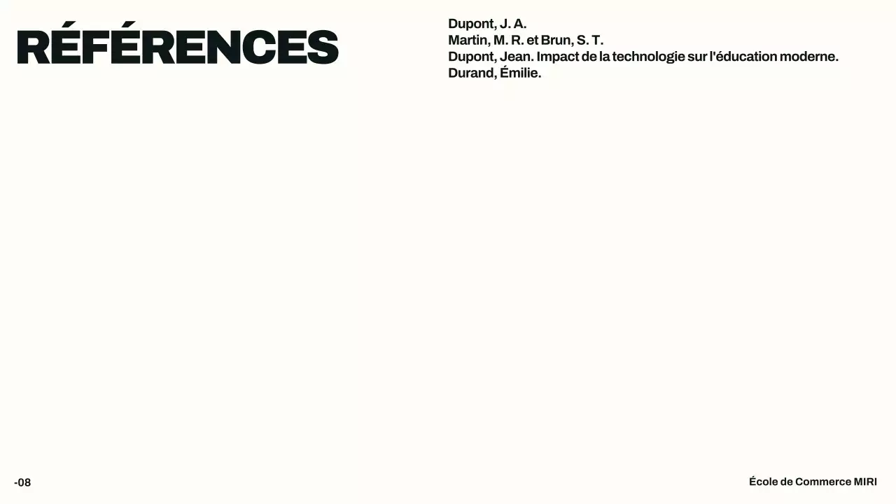 Présentation de thèse professionnelle beige