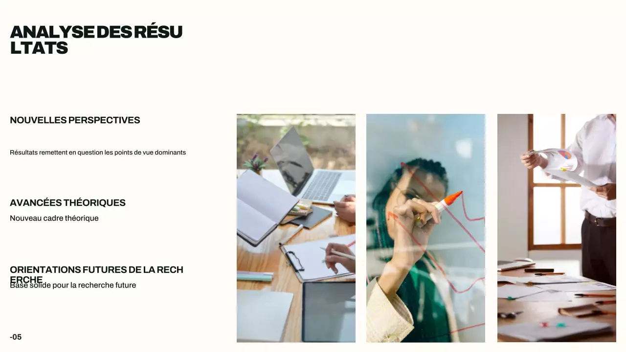 Présentation de thèse professionnelle beige