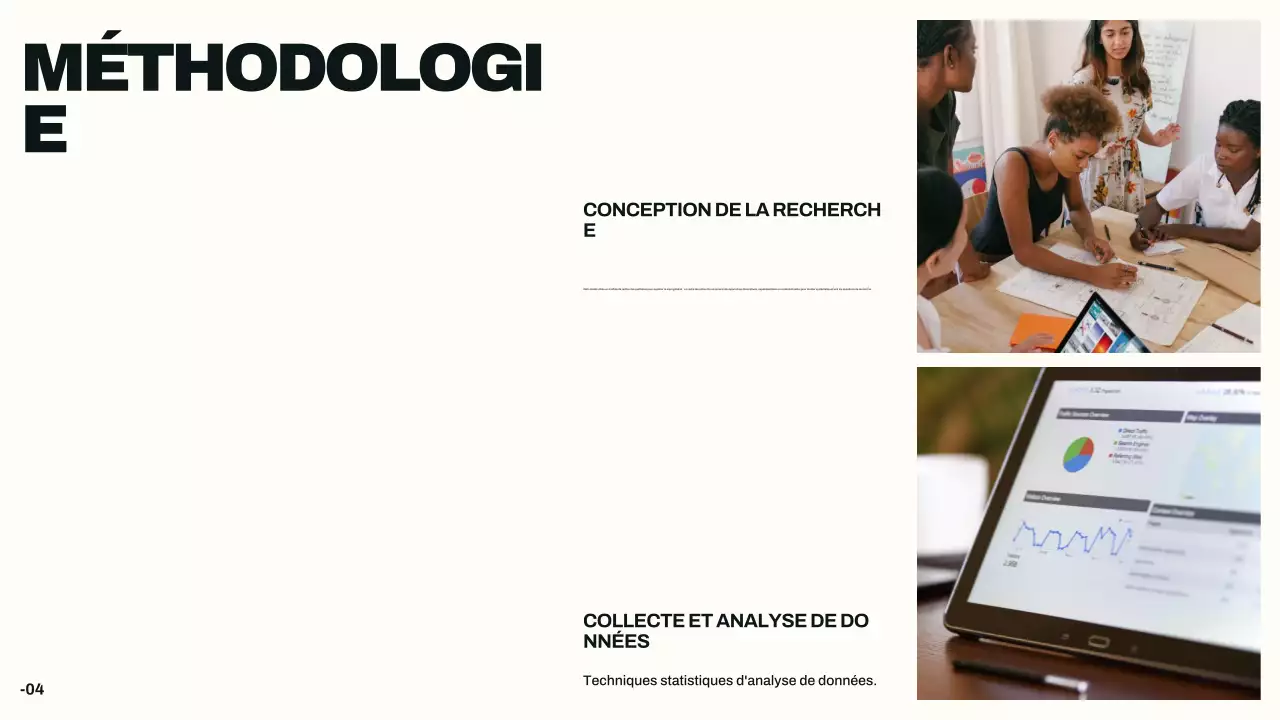 Présentation de thèse professionnelle beige