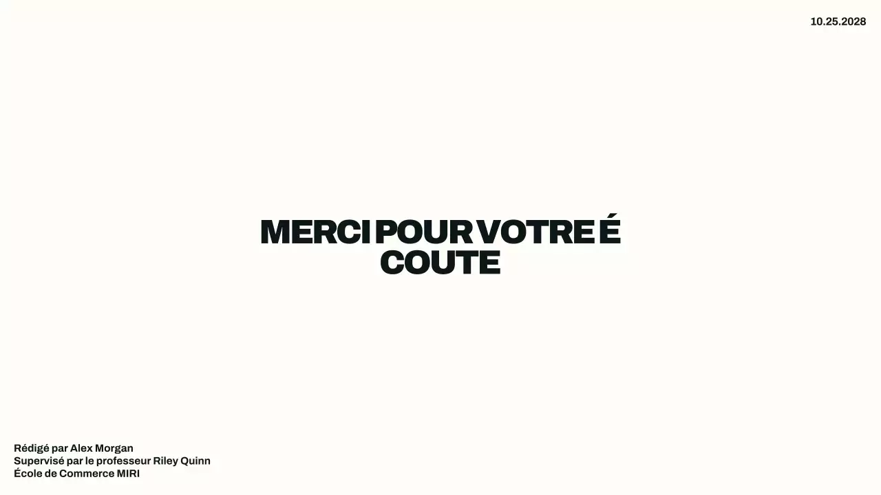 Présentation de thèse professionnelle beige