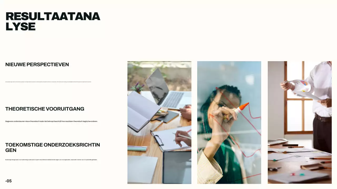 Beige Professionele Scriptiepresentatie