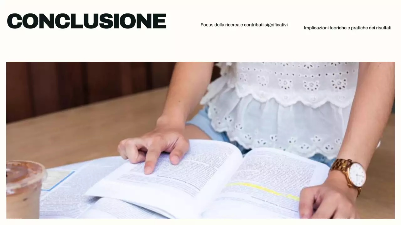 Presentazione della tesi professionale Beige