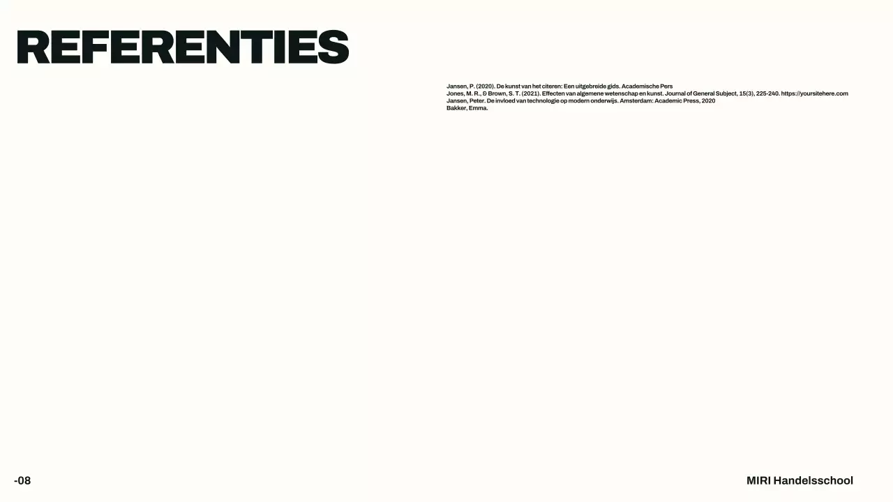 Beige Professionele Scriptiepresentatie