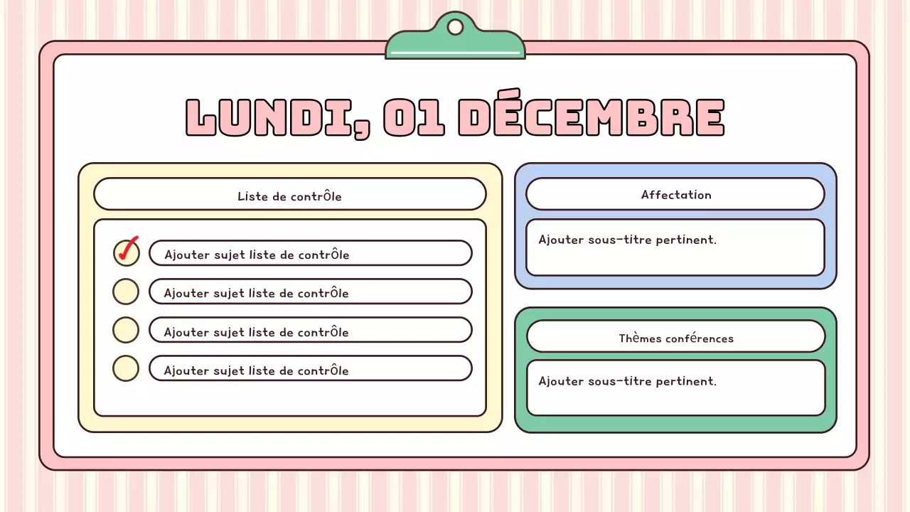 agenda scolaire rose moderne