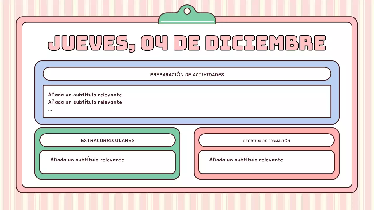 agenda escolar moderna rosa