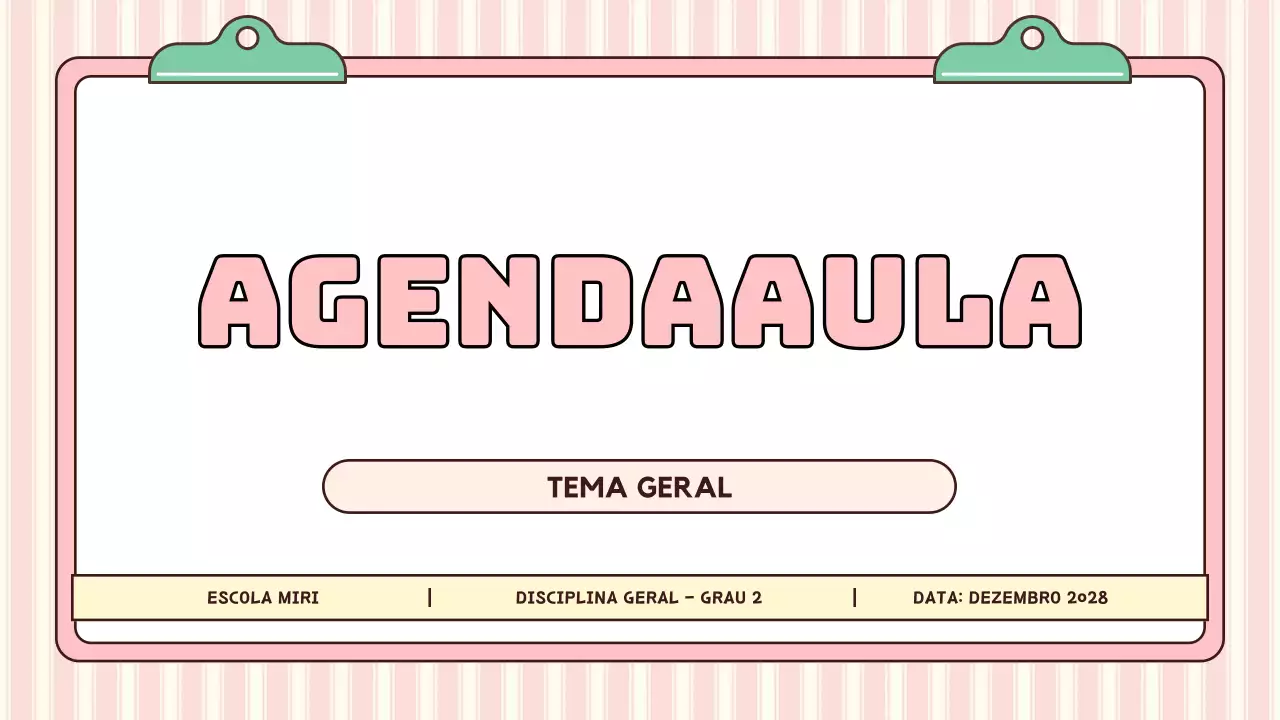 agenda escolar moderna cor-de-rosa
