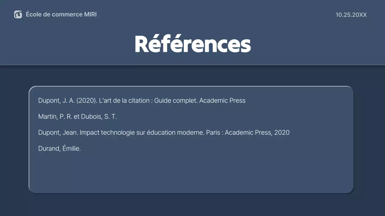la mise en page d'une thèse professionnelle de la marine