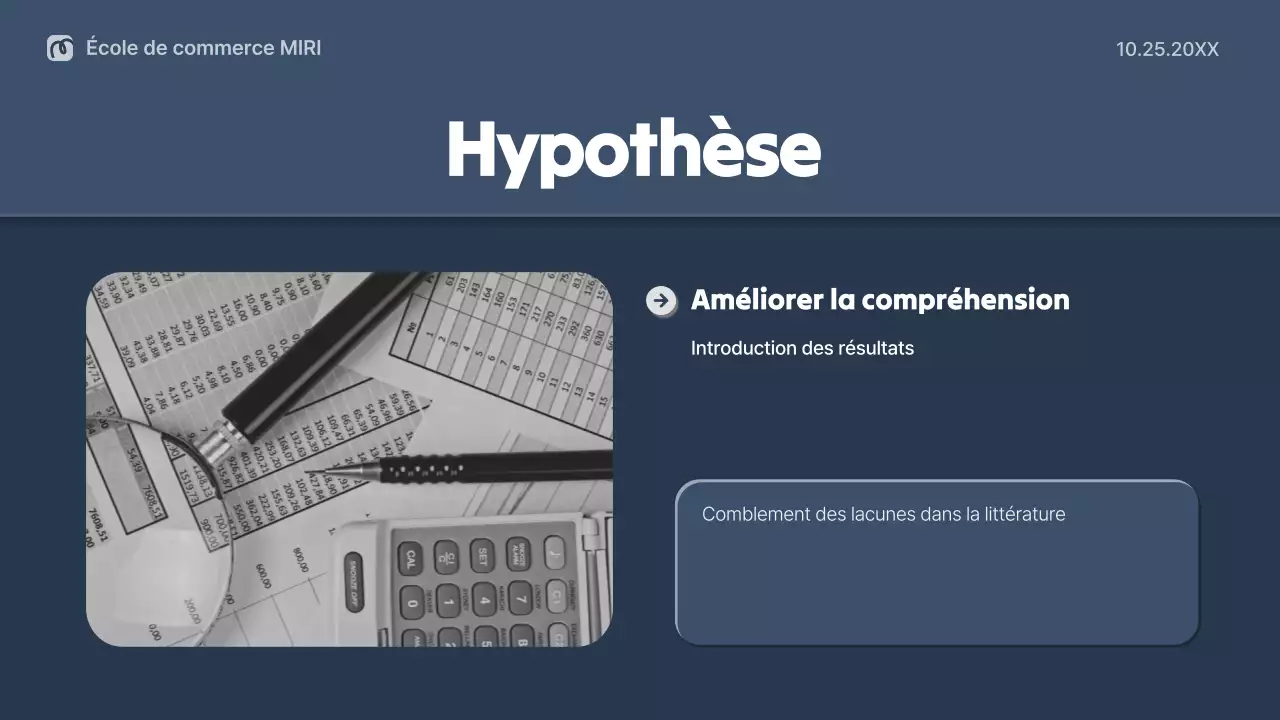 la mise en page d'une thèse professionnelle de la marine