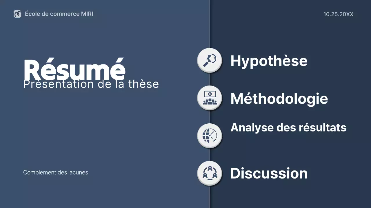 la mise en page d'une thèse professionnelle de la marine