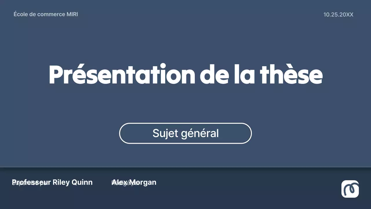 la mise en page d'une thèse professionnelle de la marine