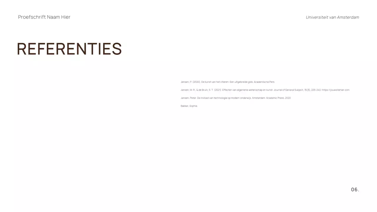 TRENDY MINIMALE PROFESSIONELE SCRIPTIEPRESENTATIE