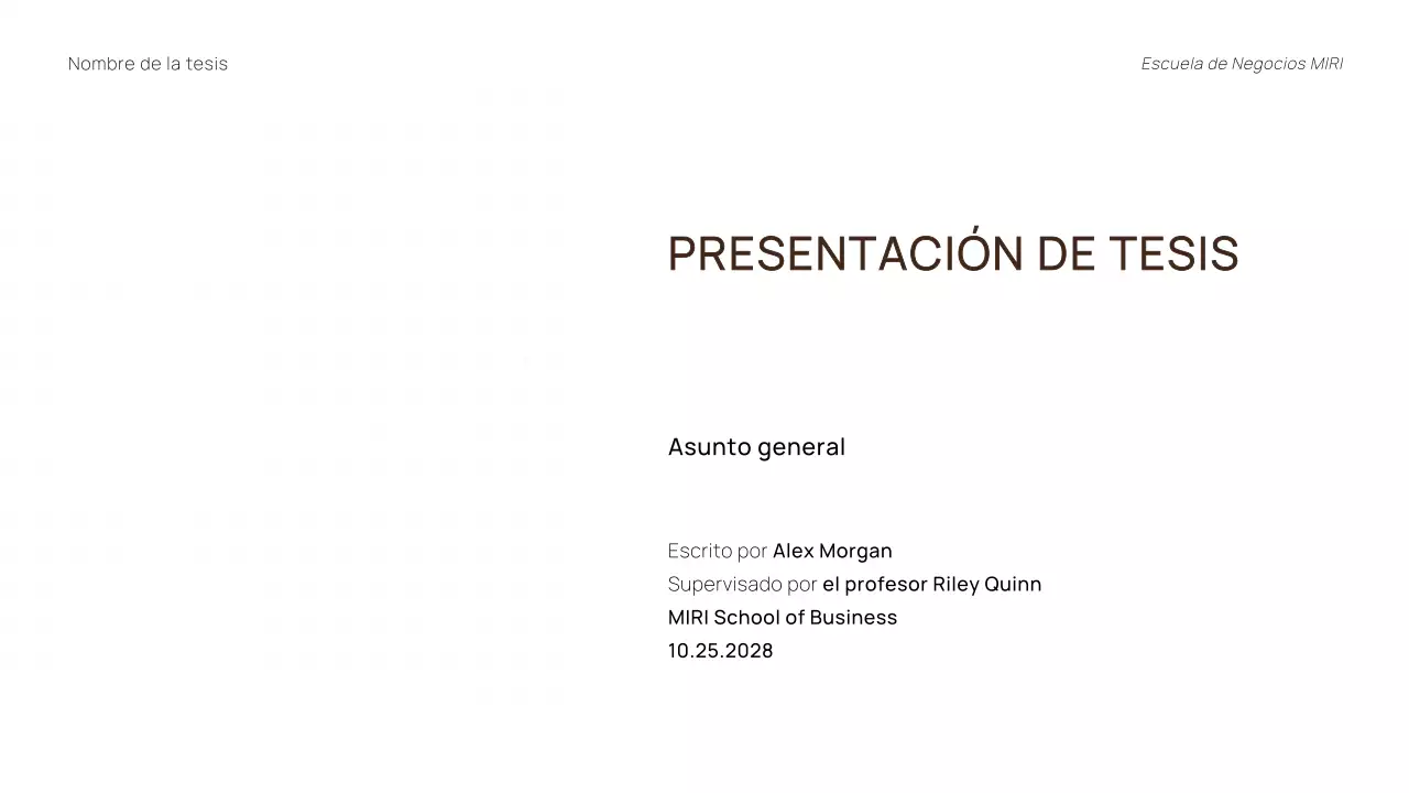 TRENDY MINIMAL PROFESSIONAL THESIS PRESENTATION