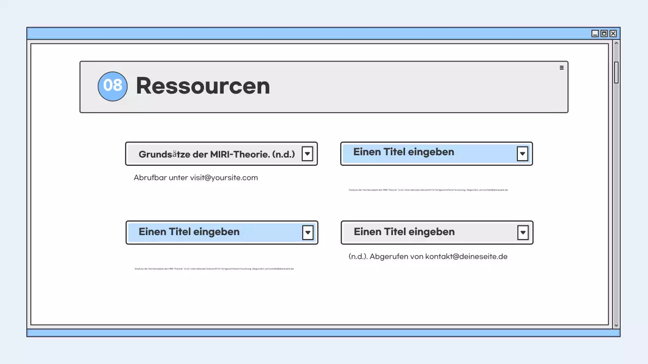 blue modern education Präsentation