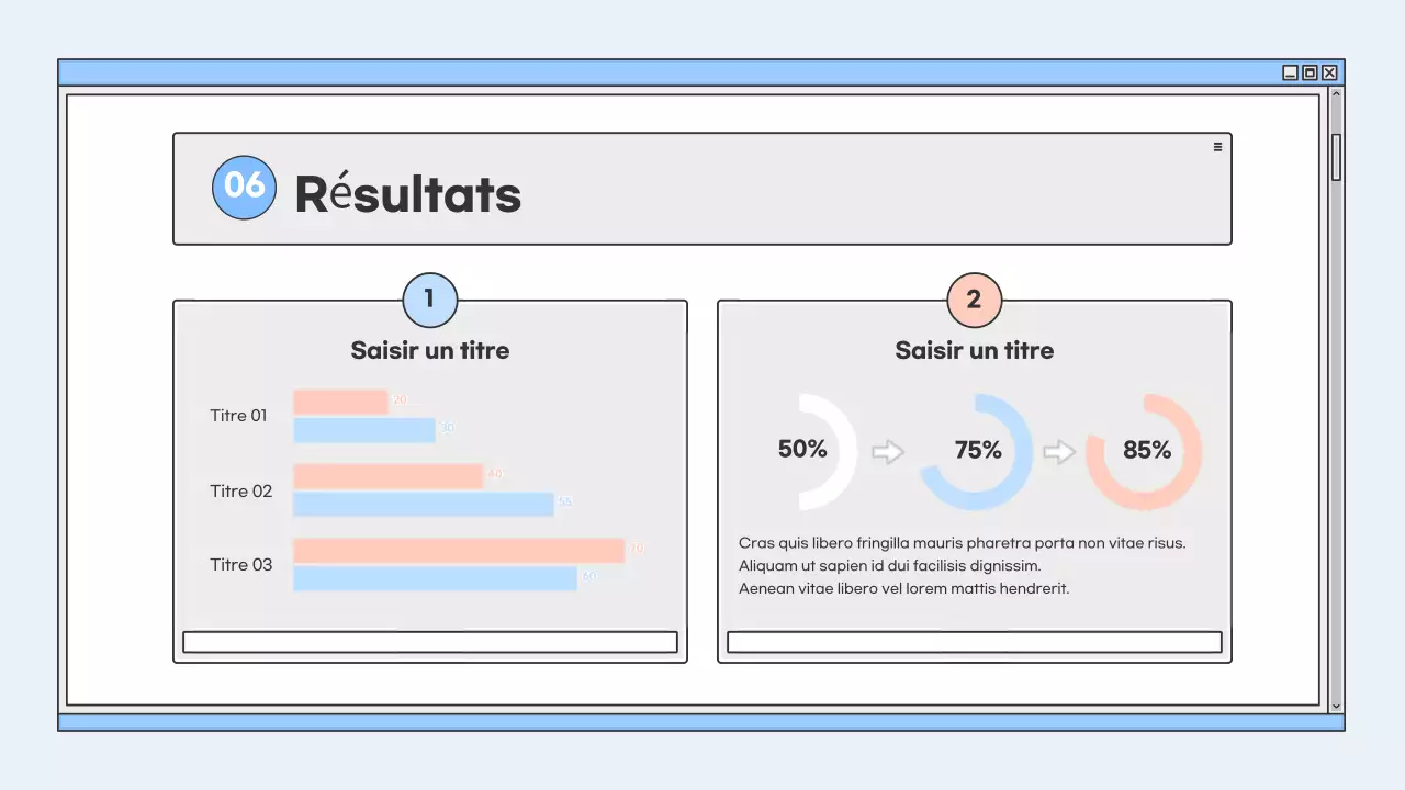 présentation de l'éducation moderne bleue