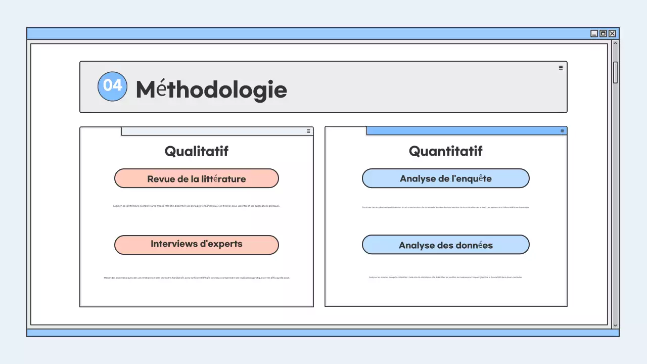 présentation de l'éducation moderne bleue