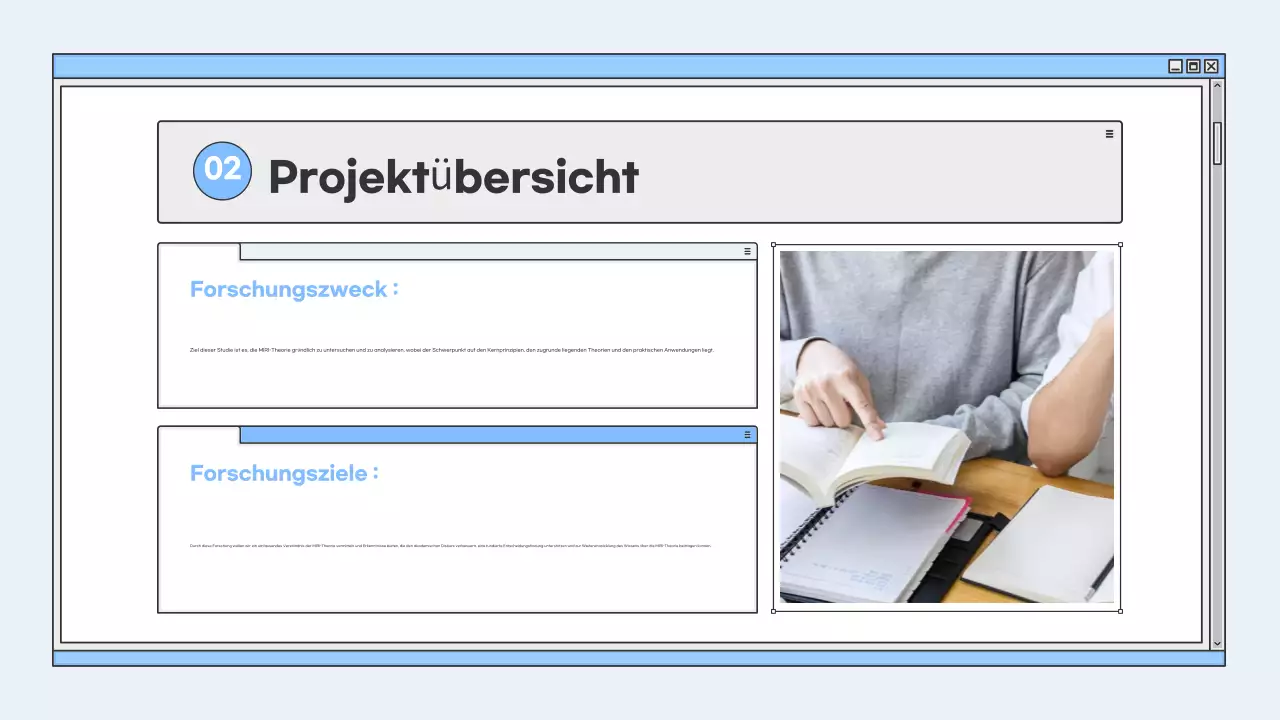 blue modern education Präsentation