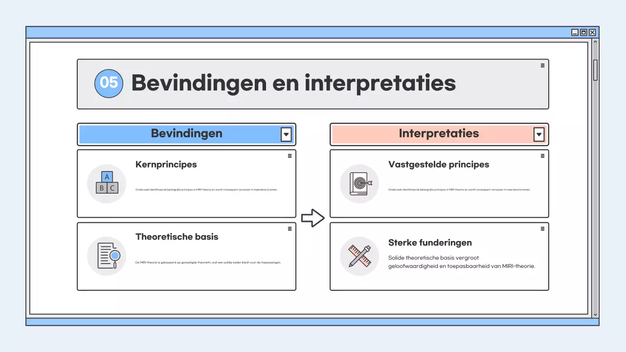 blauw modern onderwijs presentatie