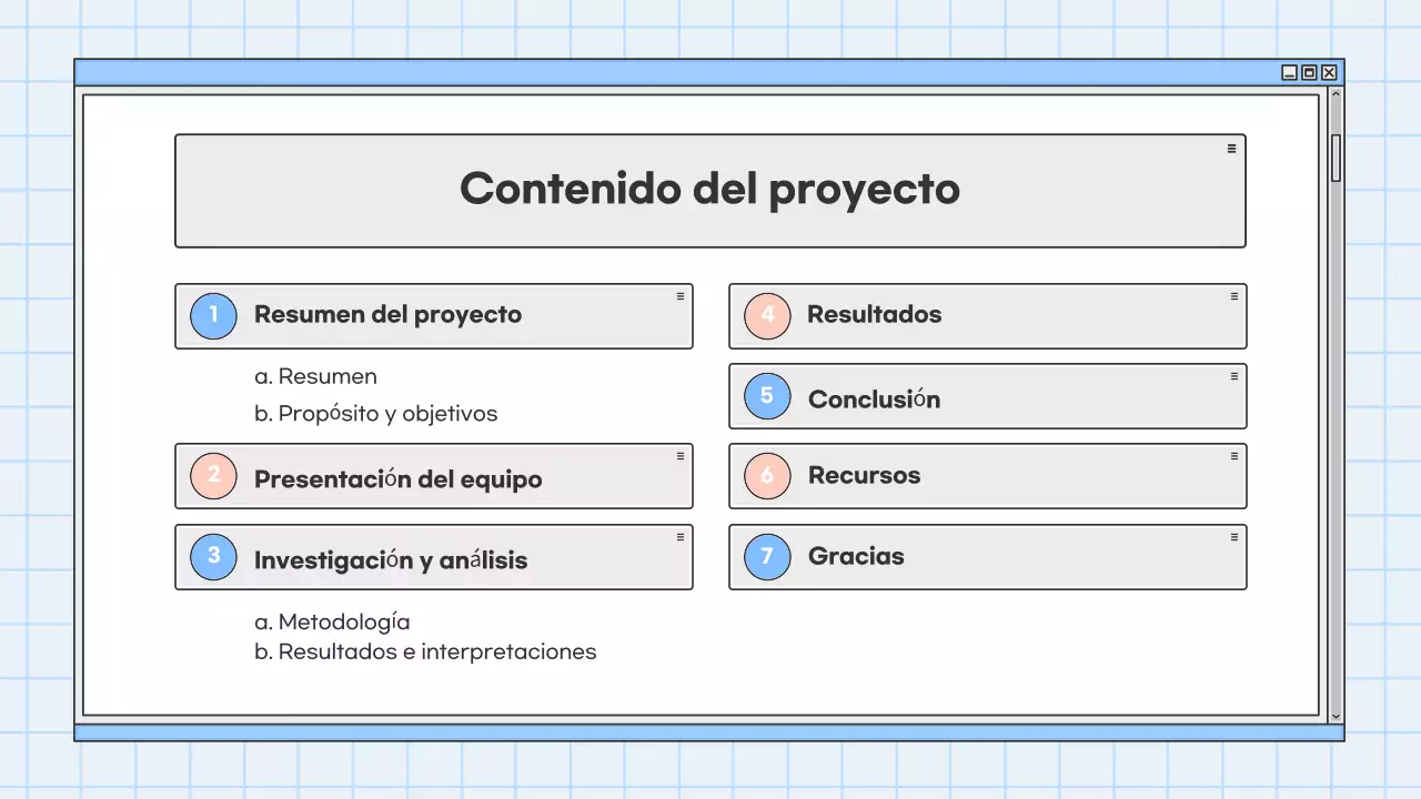 presentación de la educación moderna azul