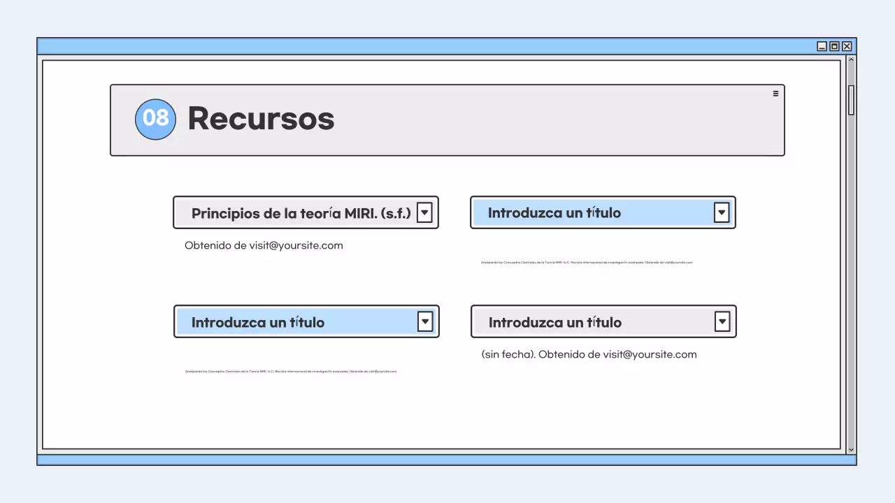 presentación de la educación moderna azul
