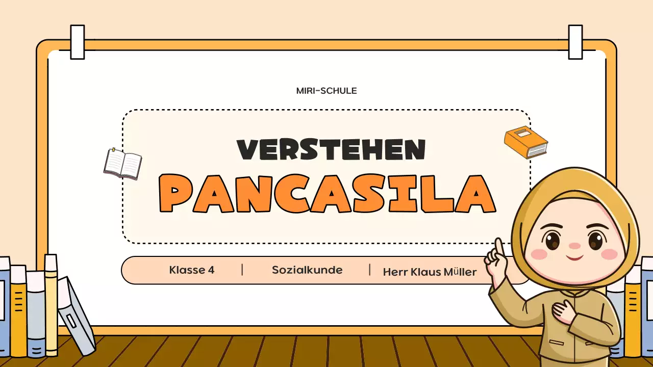 orange cartoon bildung präsentation