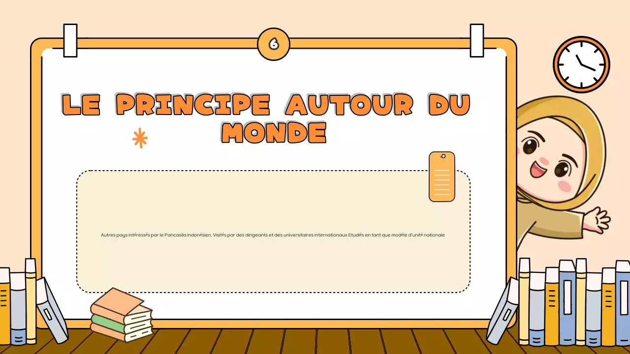 présentation de la bande dessinée orange sur l'éducation