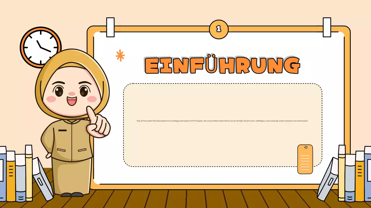 orange cartoon bildung präsentation