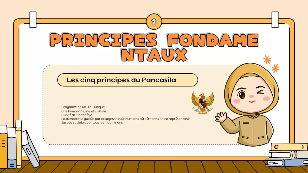 présentation de la bande dessinée orange sur l'éducation