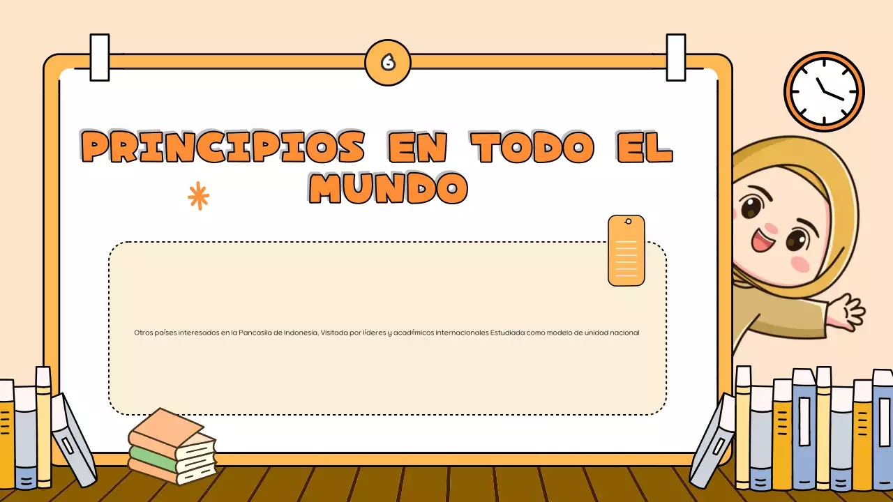 orange cartoon presentación educativa