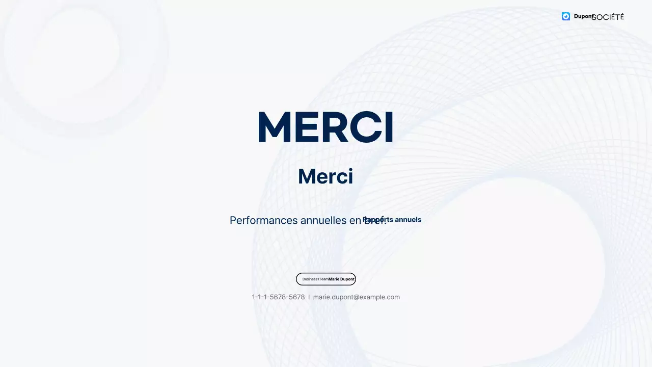 Analyse des rapports de fin d'année "blue clean