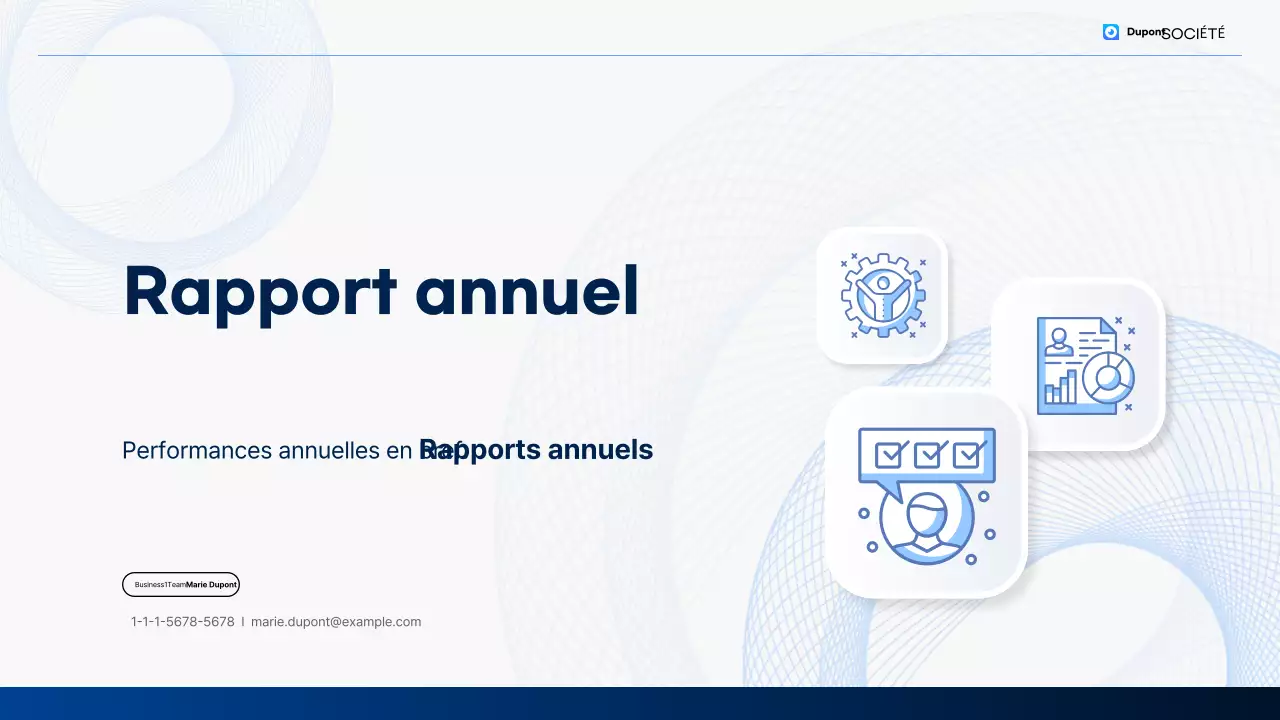 Analyse des rapports de fin d'année "blue clean