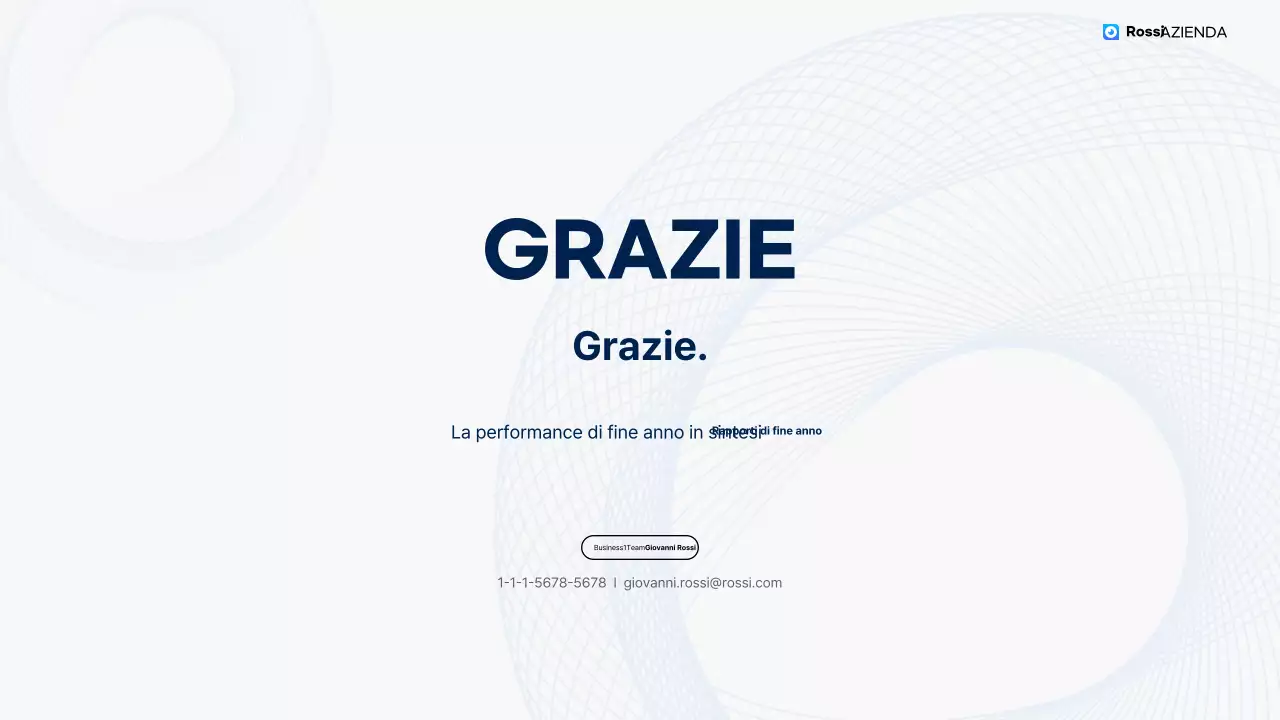 Analisi dei rapporti di fine anno Blue Clean