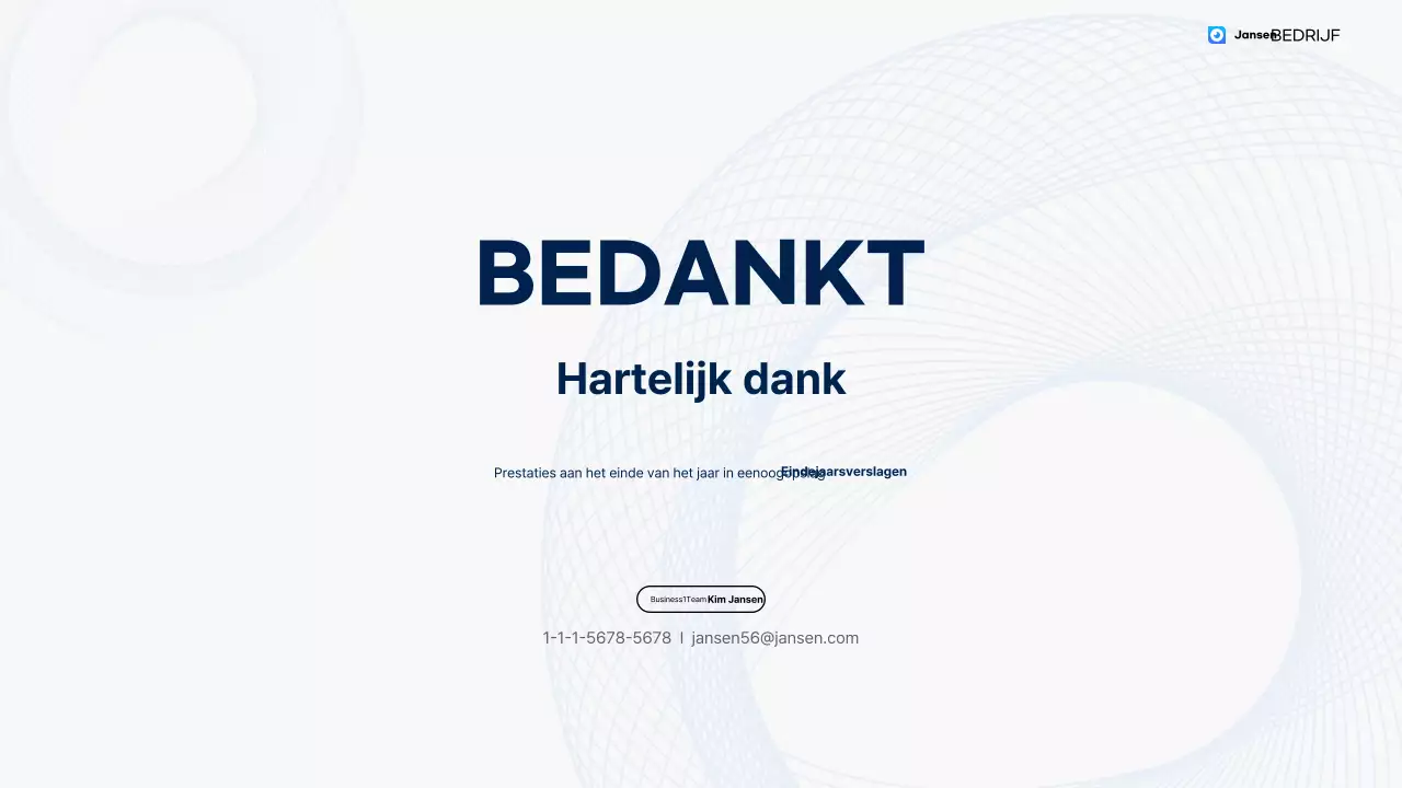 Analyse van blauwe schone eindejaarsrapporten