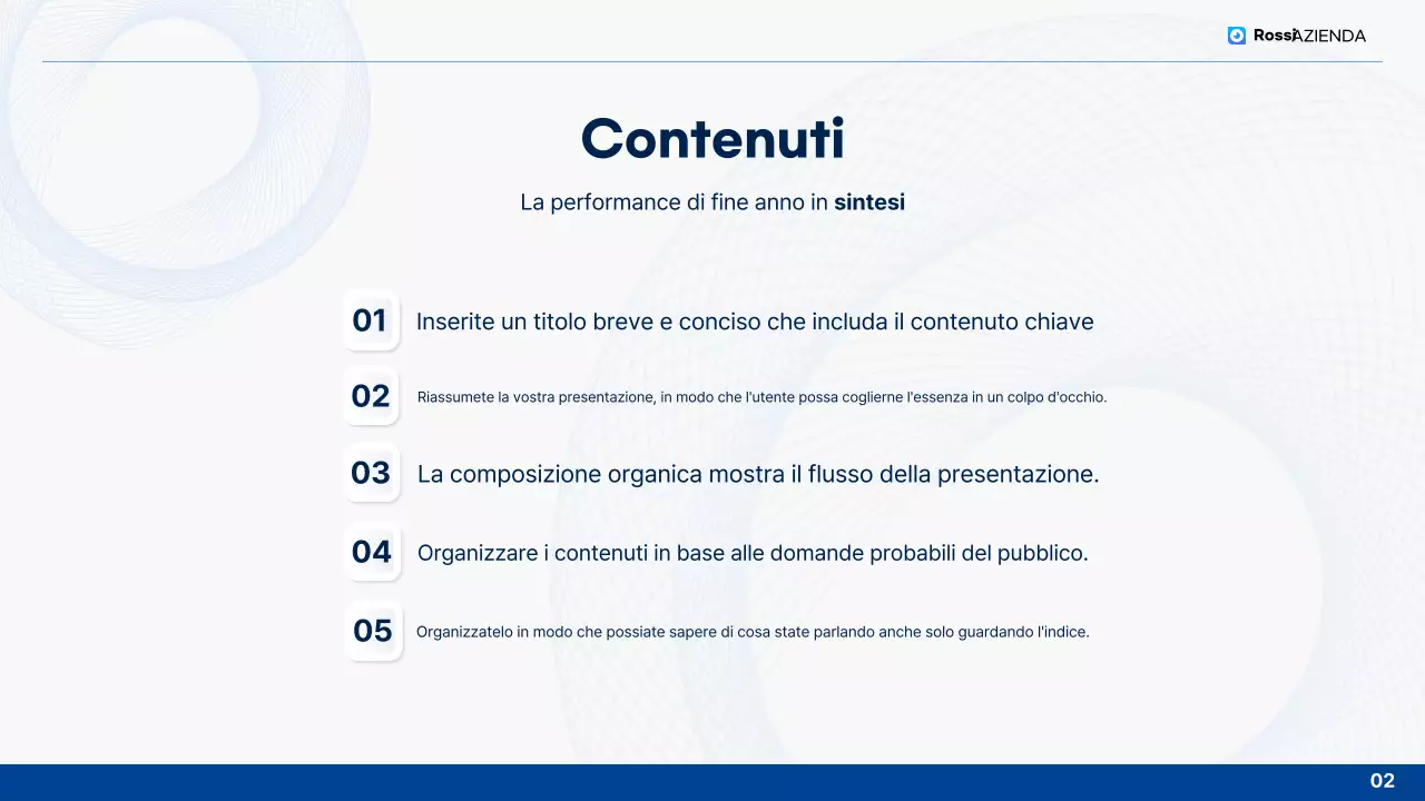 Analisi dei rapporti di fine anno Blue Clean