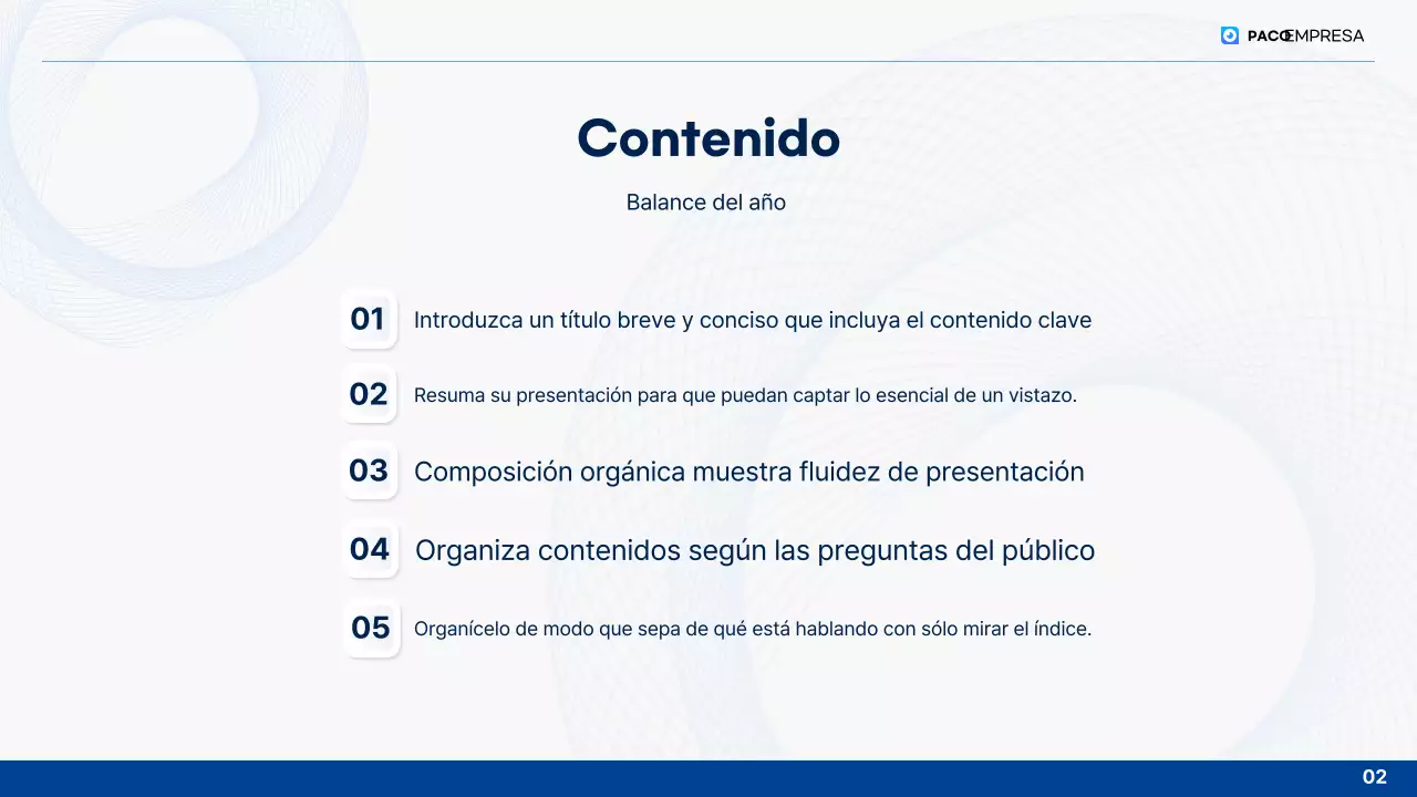 Análisis de los informes de fin de año