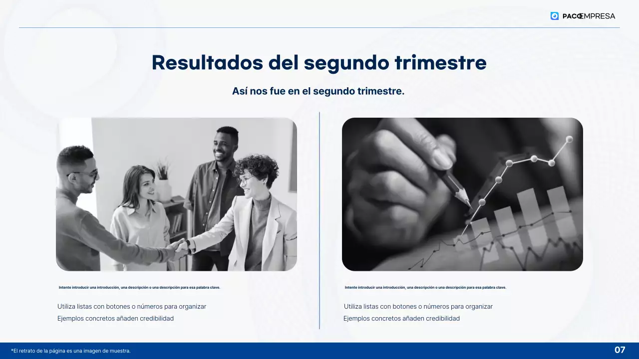 Análisis de los informes de fin de año