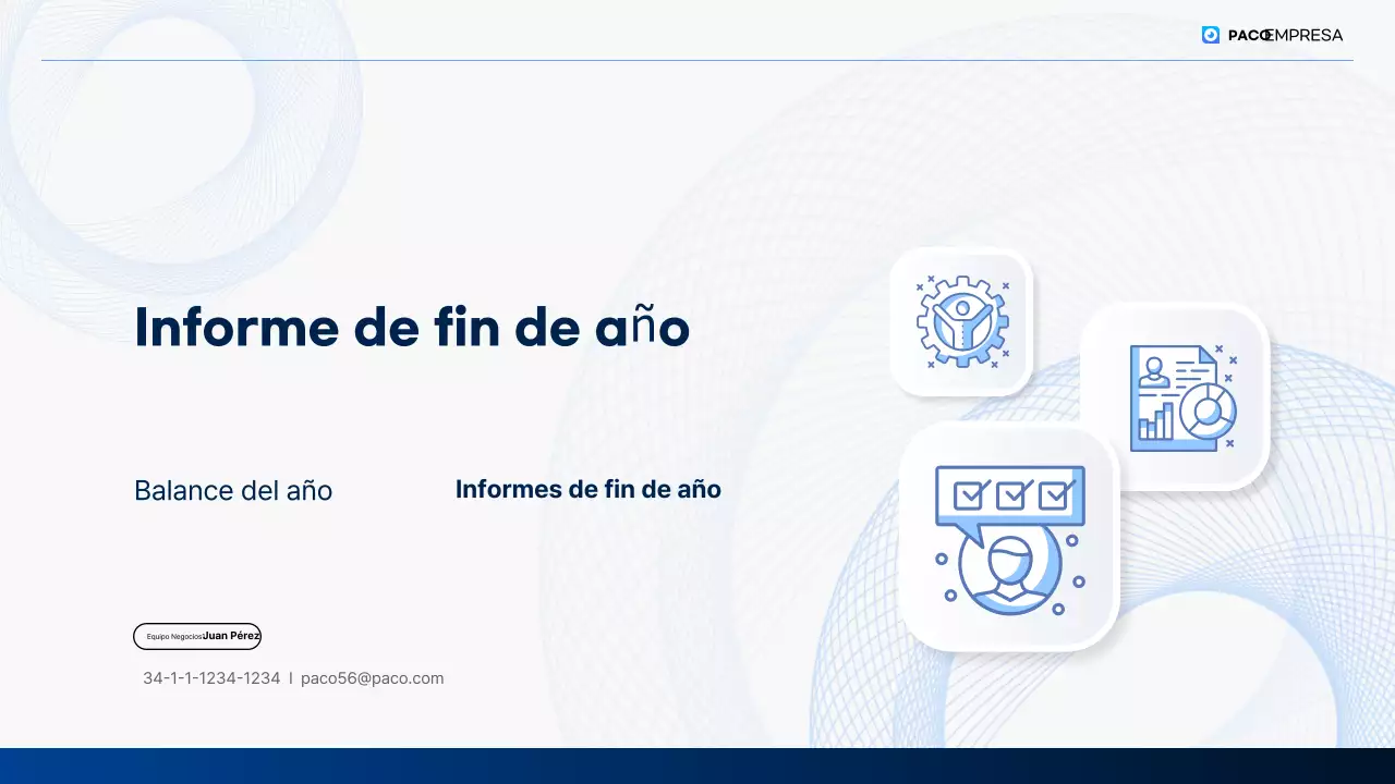 Análisis de los informes de fin de año