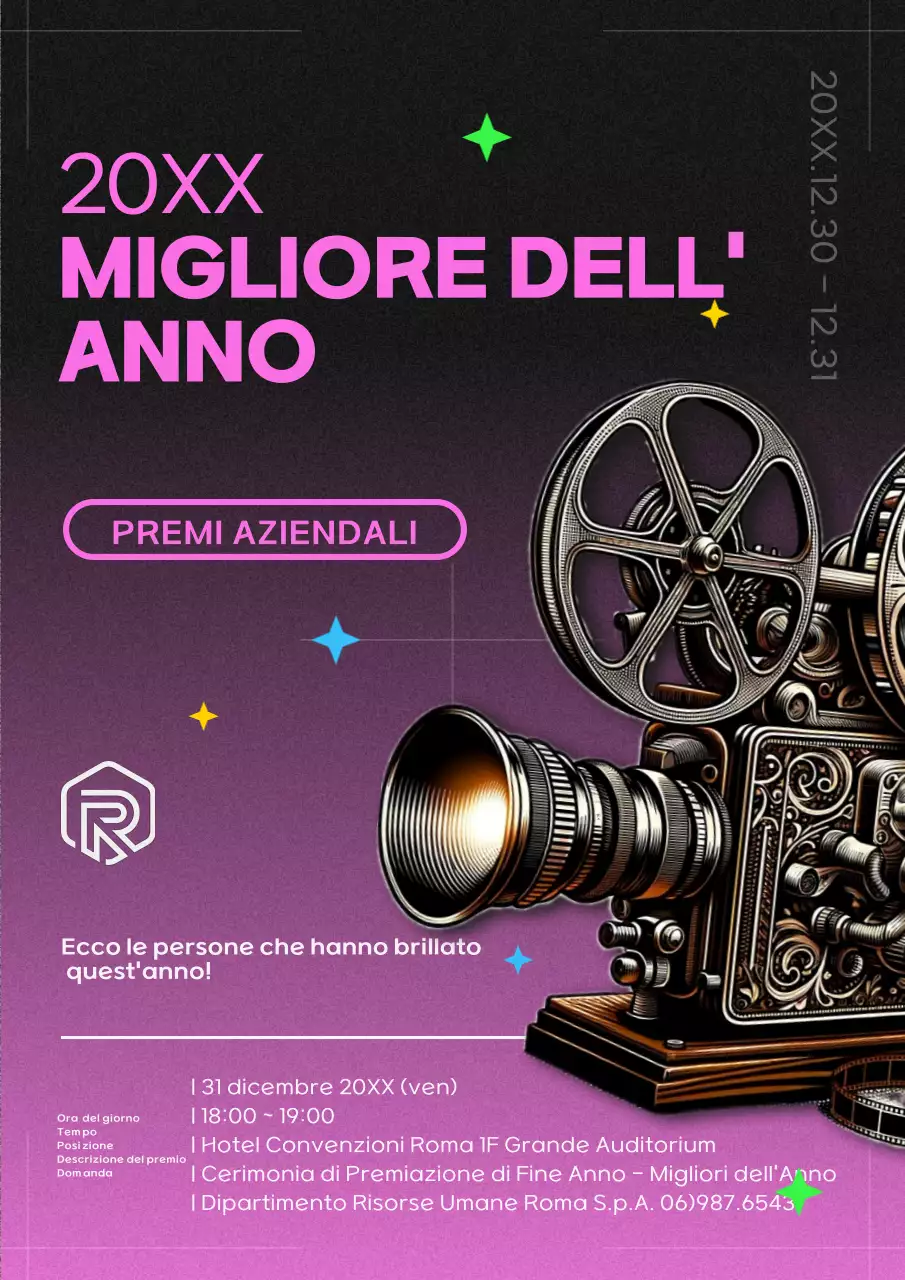 Cerimonia di premiazione di Bora Vintage