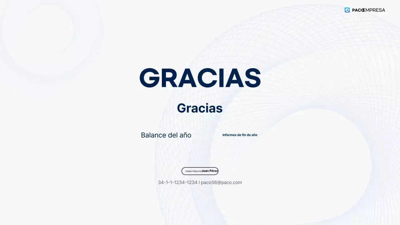 Análisis de los informes de fin de año