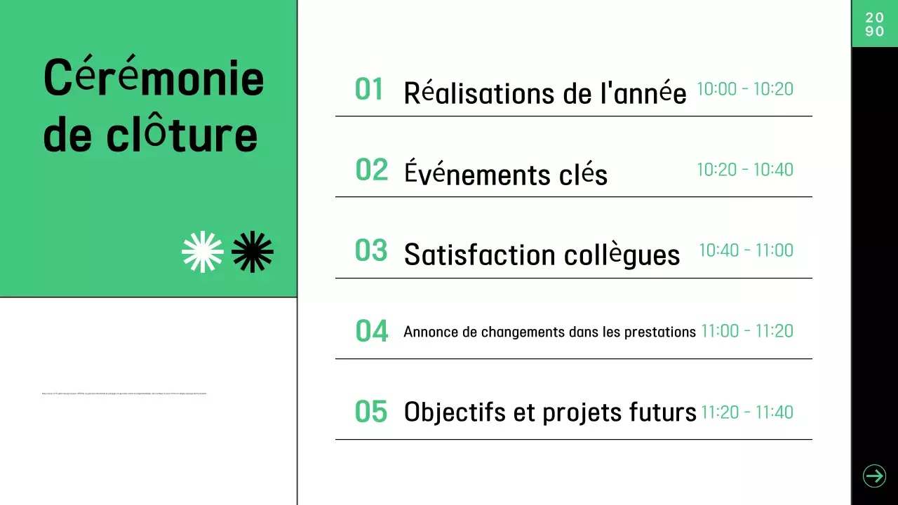 Abstrait Cérémonie de clôture moderne