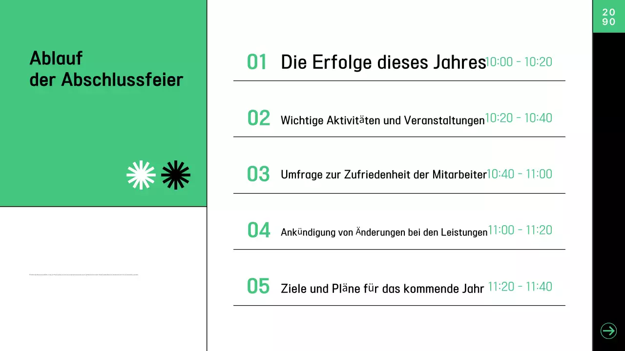 Abstrakte moderne Abschlussfeier