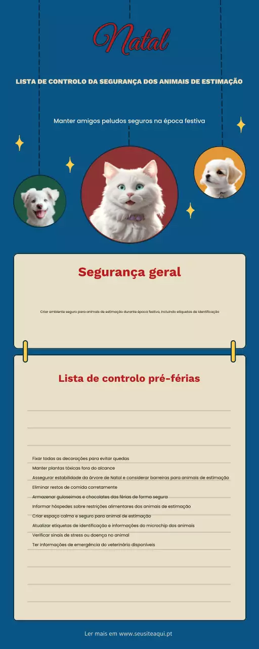 lista de controlo para animais de estimação modernos vermelhos
