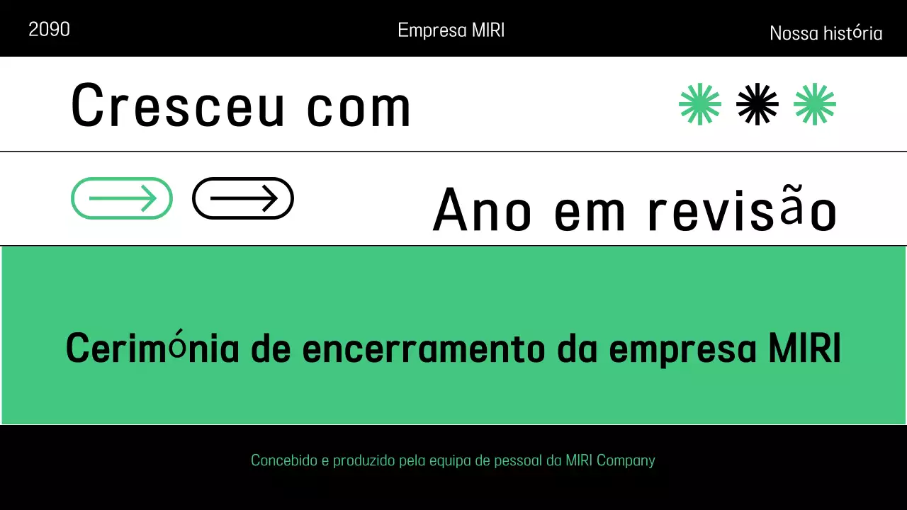 Resumo Cerimónia de encerramento moderna