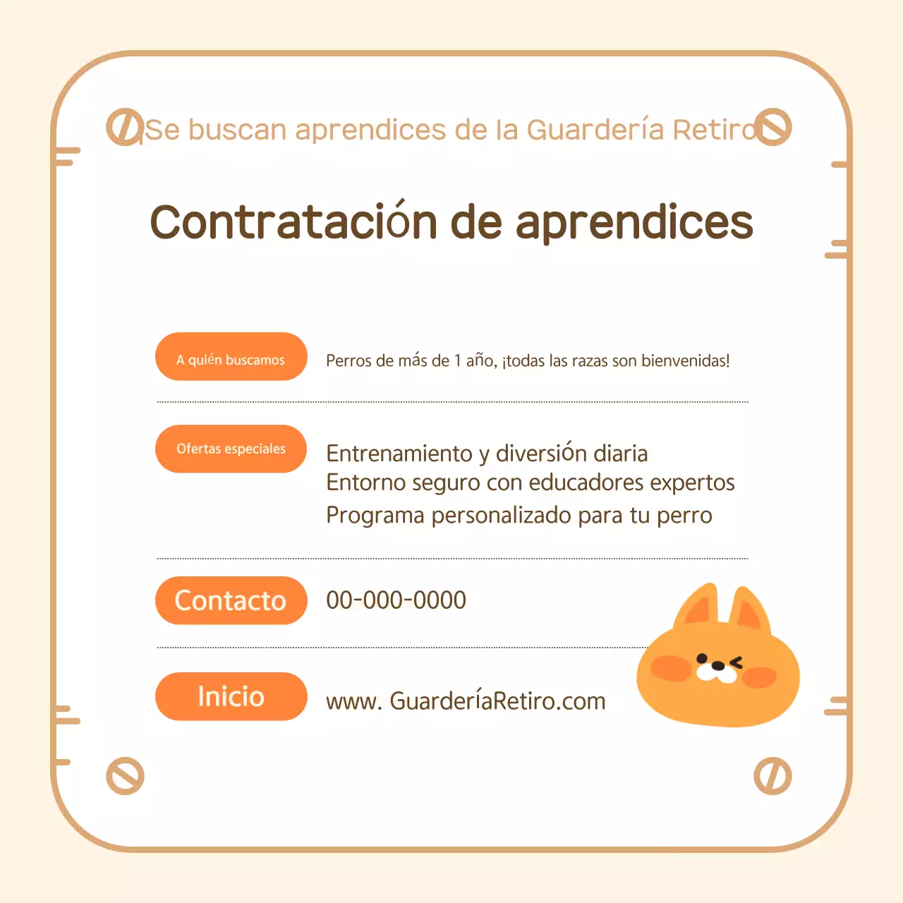 Sobre el cachorro de peluche beige