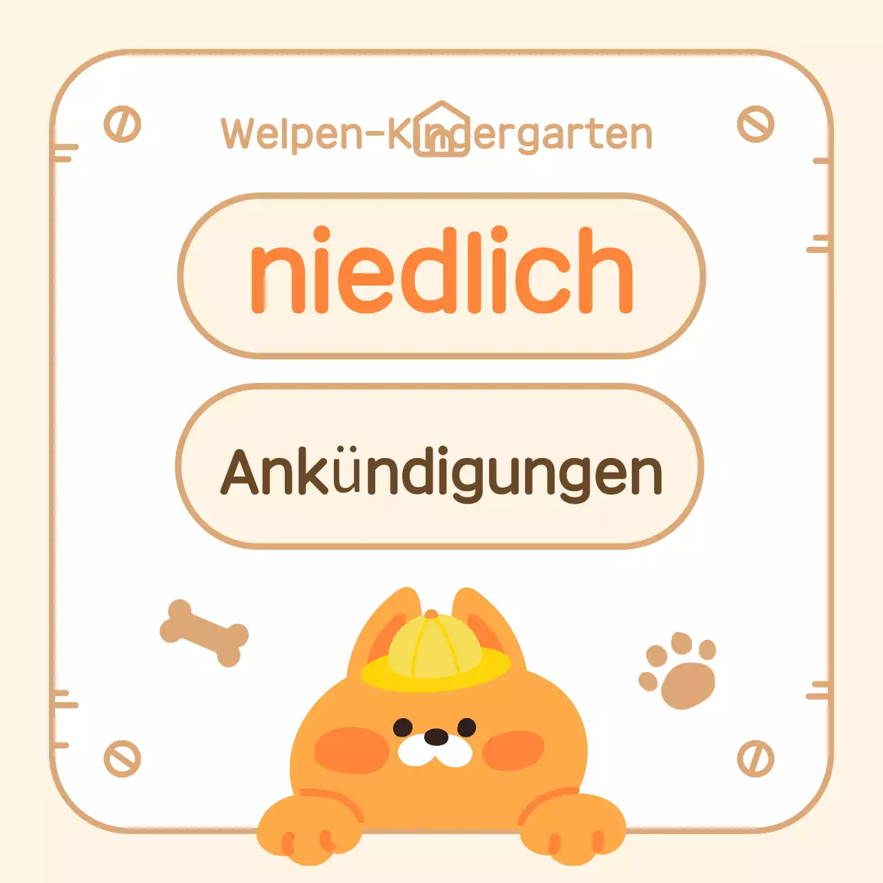 Über das beigefarbene Kuschelhündchen